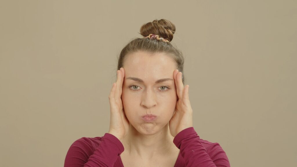 Eingefallene Wangen: Gesichtstraining hilft!
