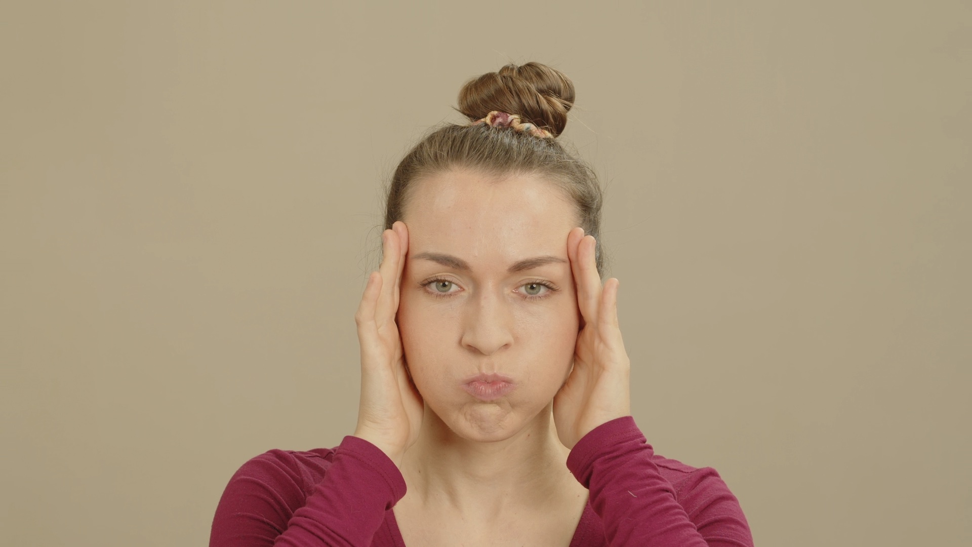 Eingefallene Wangen: Gesichtstraining hilft!