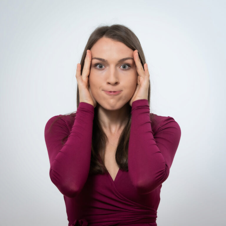 Mundwinkel anheben - Gesichtsyoga