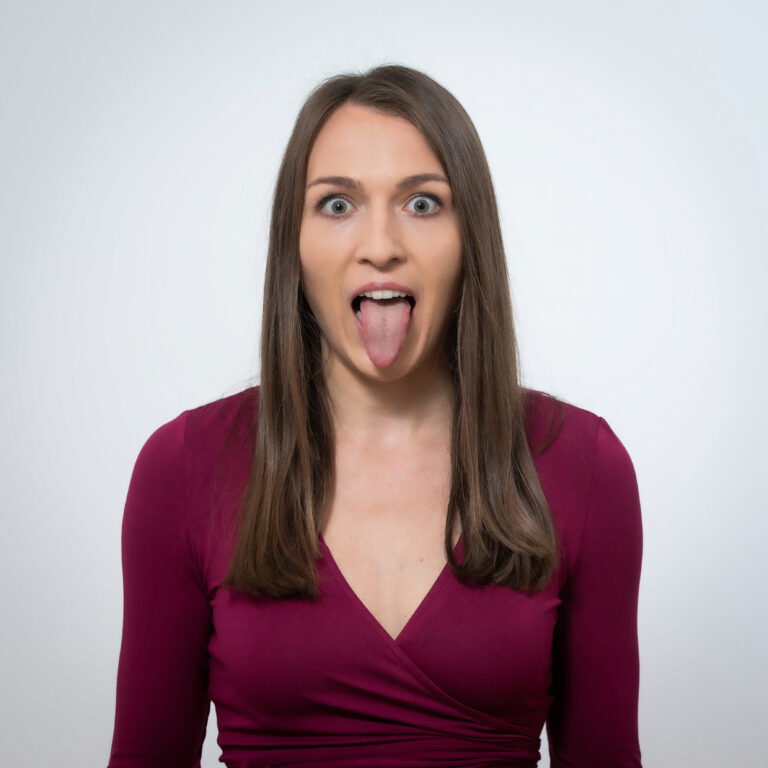 Falten am Dekolleté