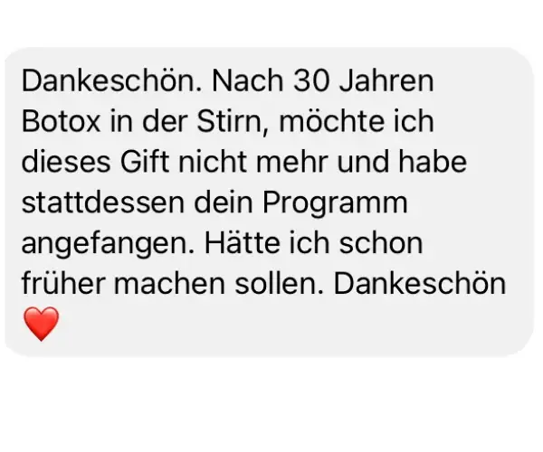 Bewertung einer Teilnehmerin