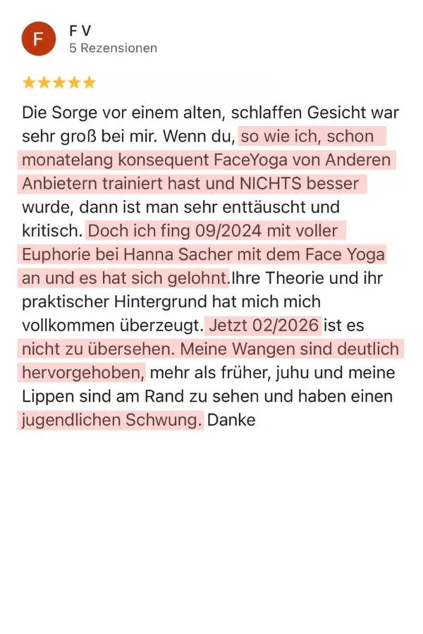 Bewertung einer Teilnehmerin